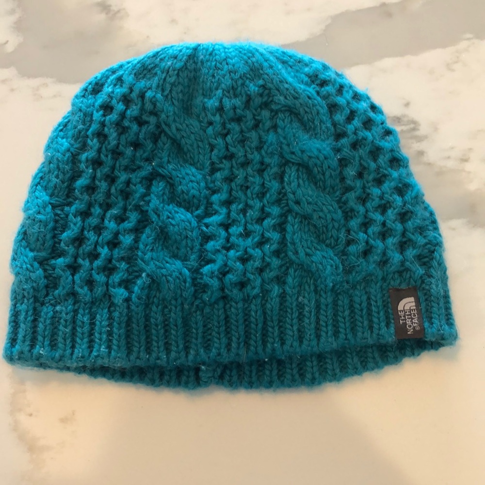 North Face cable knit hat